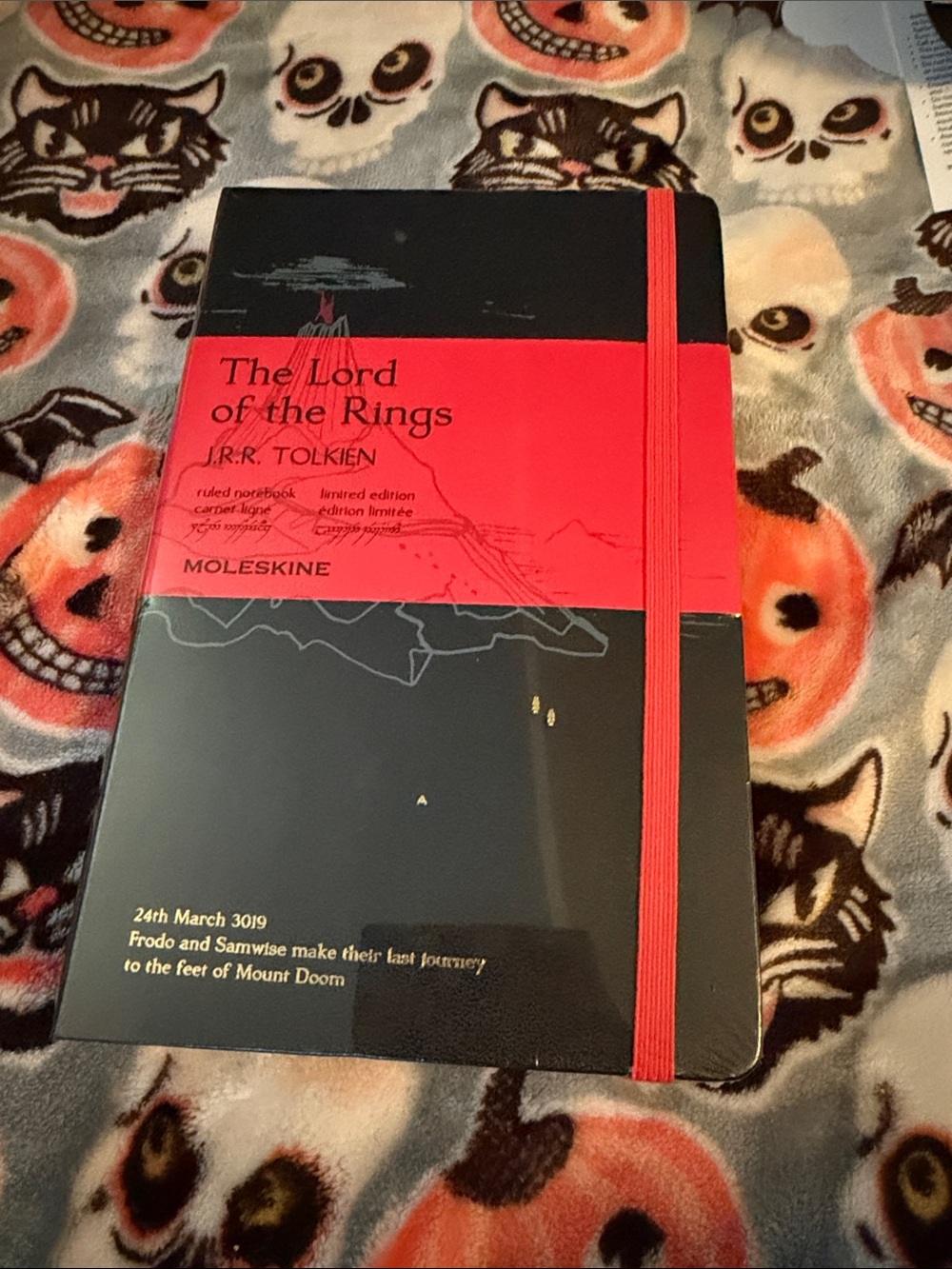Moleskine The Lord of the Rings Black & Red Hardcover Notebook